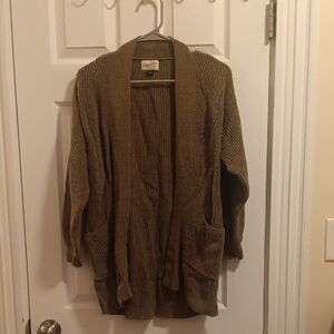 Universal Threads Olive Cardigan